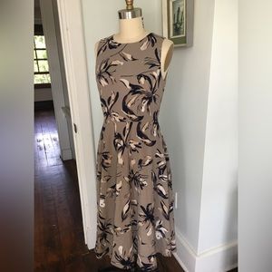 Long occasion dress, floral size 8, unknown brand